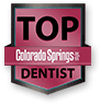 Top Colorado Springs Dentist badge