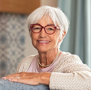 Portrait of smiling senior woman