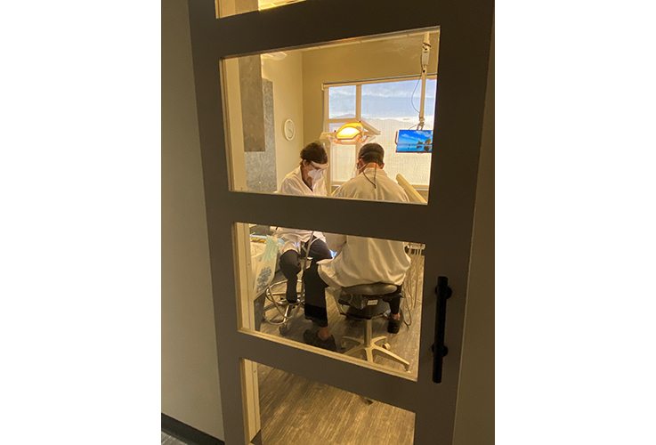 coffee station at Anderson Family Dental by Espire