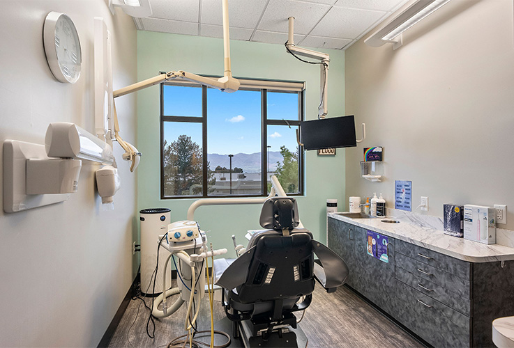 coffee station at Anderson Family Dental by Espire